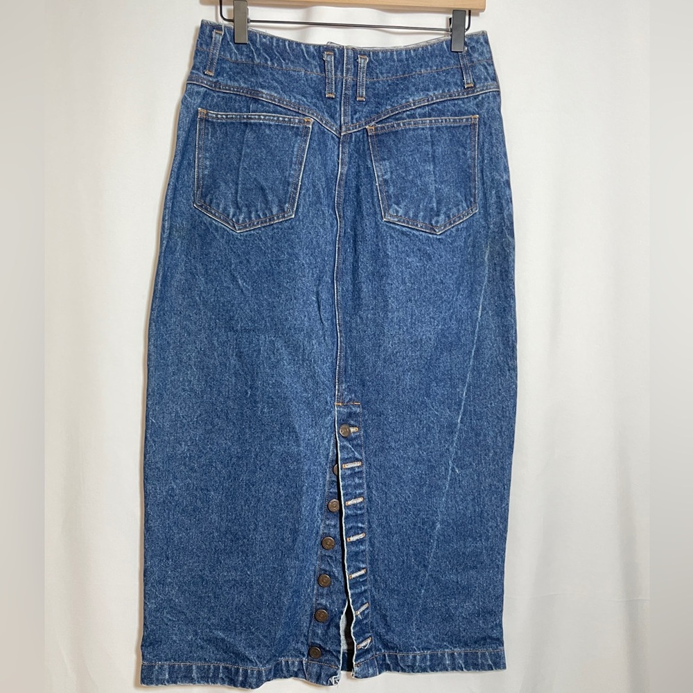 VTG 90’s Gap Midi Denim Skirt